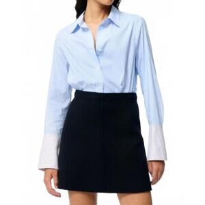 NEW VANESSABRUNO juna mini skirt in marine